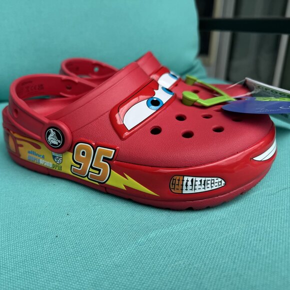 🏁 Get Ready to Race with Lightning McQueen Crocs that light up! 🏁 - Picture 1 of 5